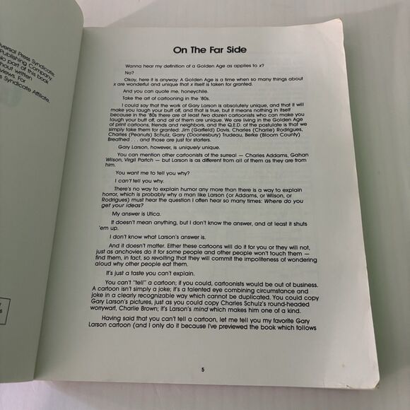 The Far Side Gallery 2 Book 1986 Gary Larson Cartoon Comics Paperback Satire - Picture 3 of 4